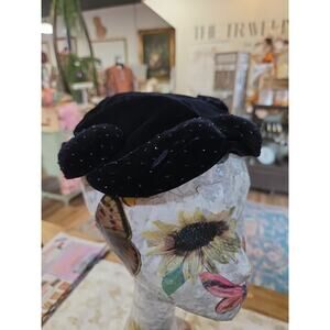 1940s Velour Hat Facisnator Vintage